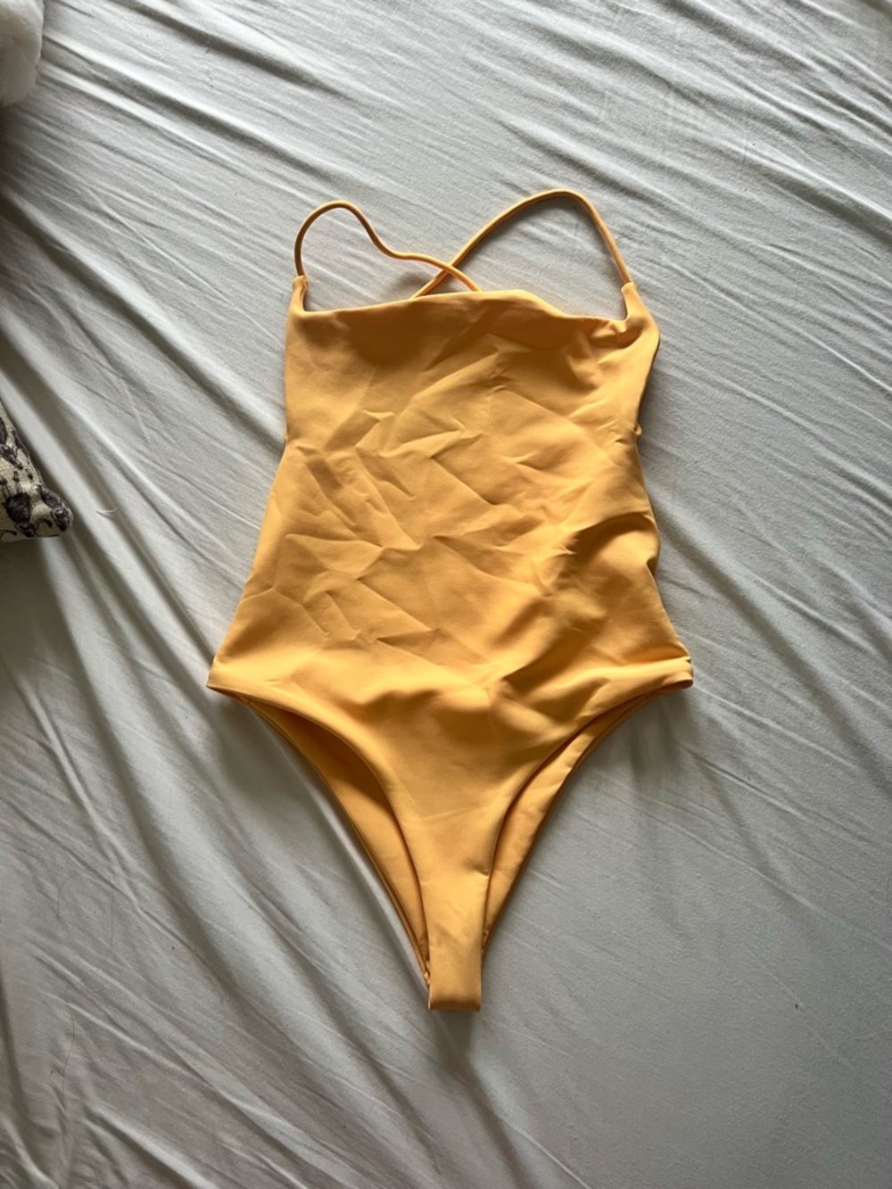 ARK Swimwear Yellow One-Piece Swimsuit